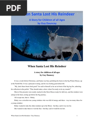 When Santa Lost His Reindeer