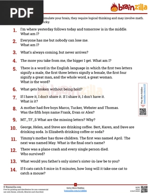 Logic Riddles