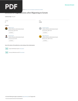 Benefits to Organizations after migrating to Scrum