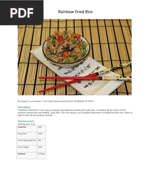 Rainbow Fried Rice