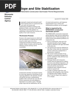 Slope and Site Stabilization (Article)
