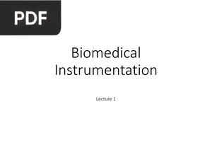 Biomedical Instrumentation