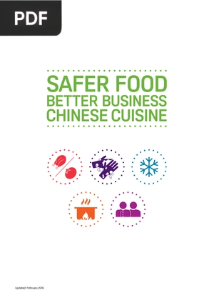 Safer Food Better Business Chinese Cuisine
