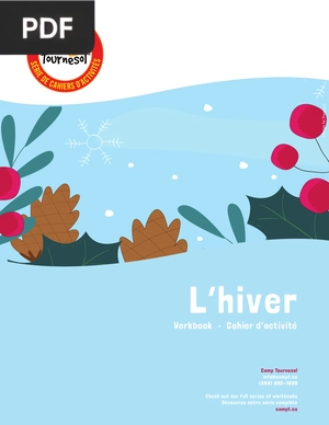 Winter Workbook in FRENCH