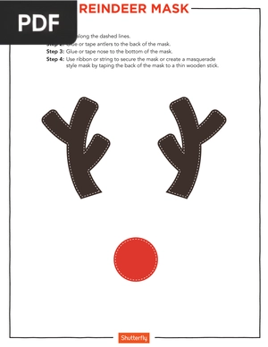 Reindeer Mask