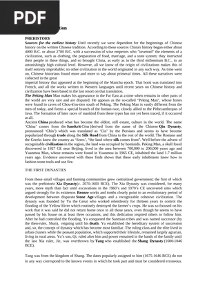 Chinese Civilization
