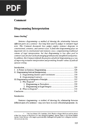 Diagramming Interpretation