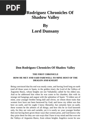 Don Rodriguez Chronicles of Shadow Valley