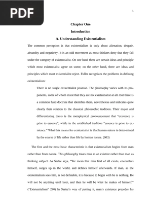 Introduction to Understanding Existentialism
