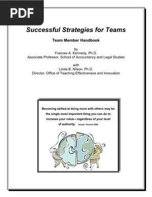 Successful Strategies for Teams