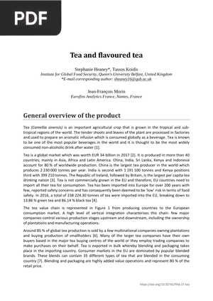 Tea and Flavoured Tea