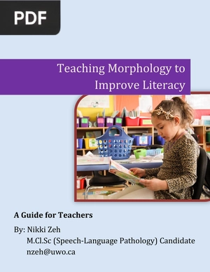 Teaching Morphology to Improve Literacy
