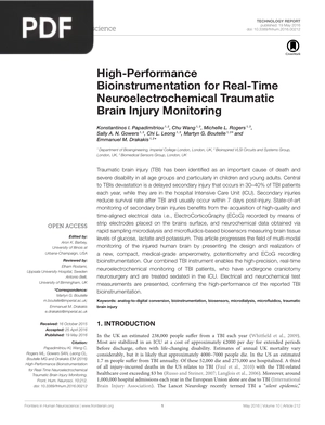 High-Performance Bioinstrumentation for Real-Time Neuroelectrochemical Traumatic Brain Injury Monitoring