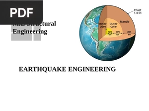 Earthquake engineering (Presentation)