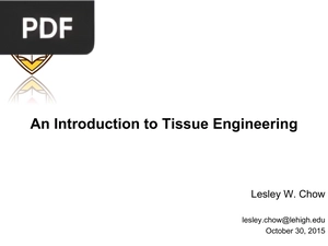 An Introduction to Tissue Engineering (Presentation)