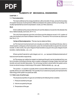 Elements of mechanical engineering