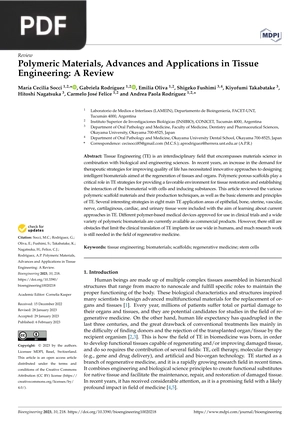Polymeric Materials, Advances and Applications in Tissue Engineering: A Review