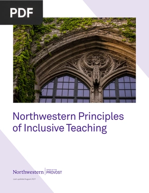 Northwestern Principles of Inclusive Teaching