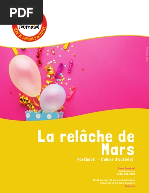 La relâche de Mars - Printable Workbooks for Kid