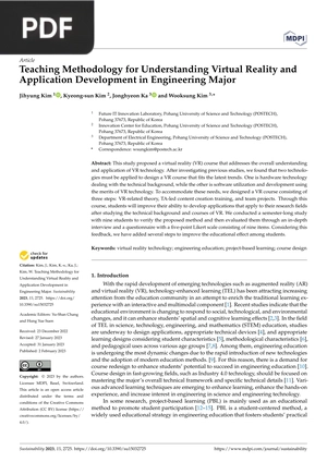 Teaching Methodology for Understanding Virtual Reality and Application Development in Engineering Major