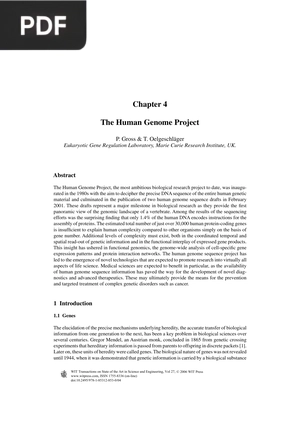 The Human Genome Project