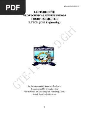 Geotechnical Engineering