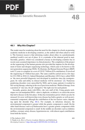 Ethics in Genetic Research