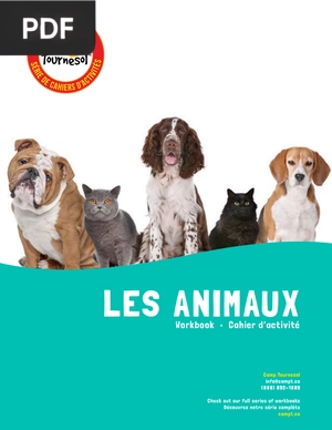 Les animaux - Printable Workbooks for Kid