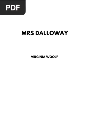 Mrs Dalloway