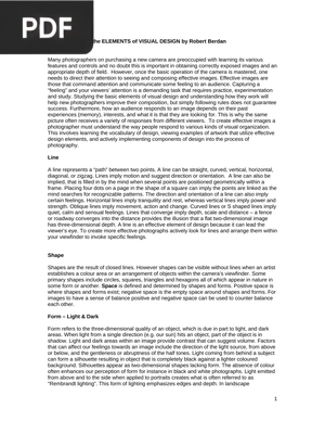 Composition & the elements of visual desing