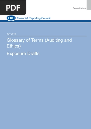 Glossary of Terms (Auditing and Ethics) (Presentation)