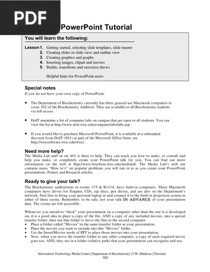 Microsoft PowerPoint Tutorial