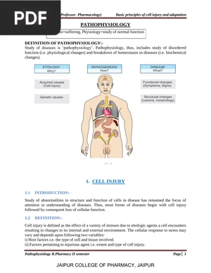 Pathophysiology