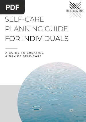 Self-Care Planning Guide For Individuals