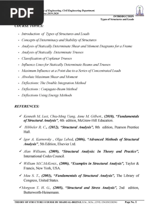 Theory of Structures