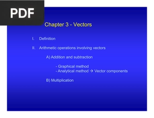 Vectors