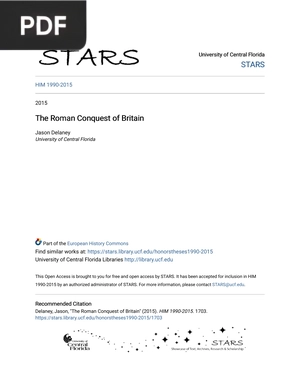 The Roman Conquest Of Britain