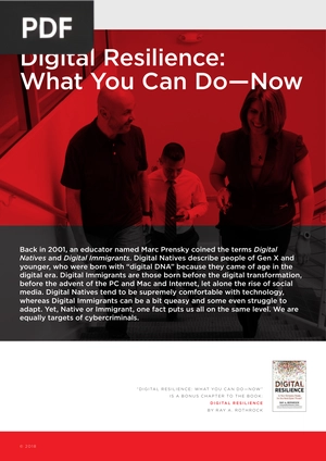 Digital Resilience: What You Can Do - Now