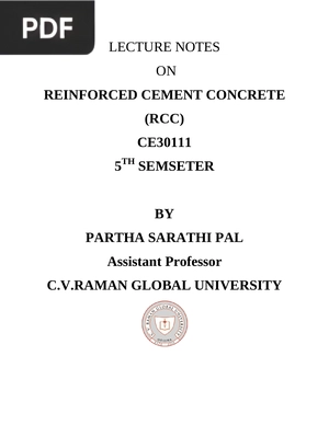 Reinforced cement concrete