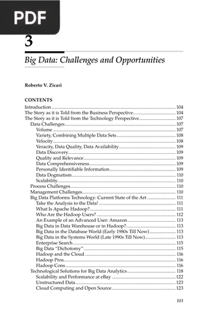 Big Data: Challenges and Opportunities