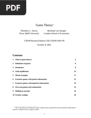 Game theory