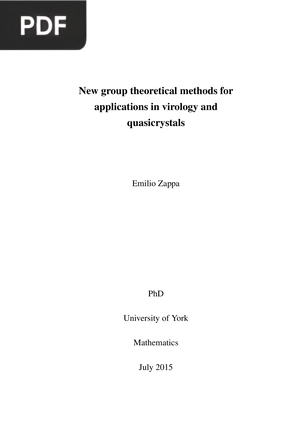 New Group Theoretical Methods for Applications in Virology and Quasicrystals