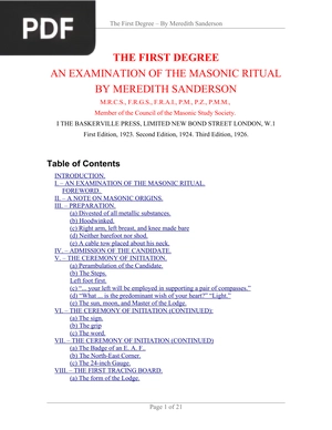 The First Degree