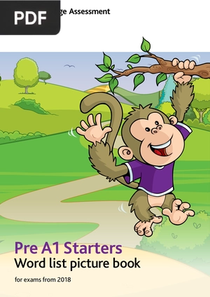 Pre A1 Starters- Word list picture book
