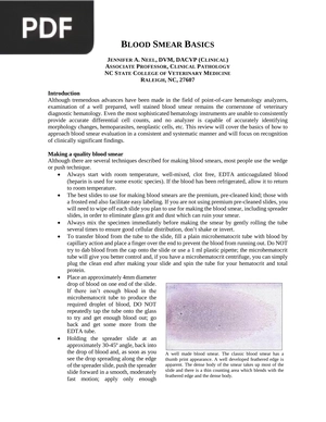 Blood Smear Basics