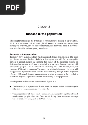 Disease in the Population