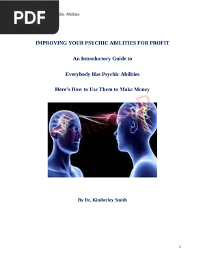 Improving your Psychic Abilities for Profit