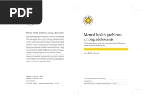 Mental health problems among adolescents