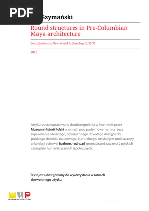 Round structures in Pre-Columbian Maya Architecture