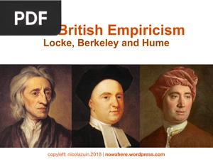 The British Empiricism - Locke, Berkeley and Hume (Presentation)
